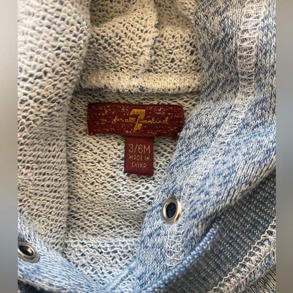 7 For All Mankind Baby Romper/Onesie - Picture 3 of 4